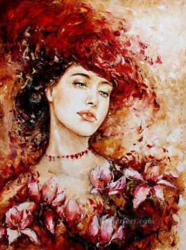 Mujer Bonita 27 Impresionista Pinturas al óleo